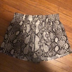 High waisted shorts